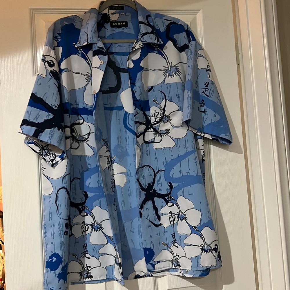 Blue Hawaiian Koman Sport shirt